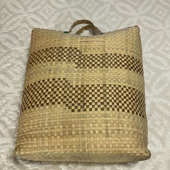 Large Zip Raffia Jamaica Bag, Vintage - Picture 12 of 14